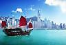 HONG KONG SKYLINE GLOSSY POSTER PICTURE PHOTO PRINT pearl river china port 3609