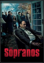 The Sopranos Series Poster | Matte Canvas Print – Multiple Sizes