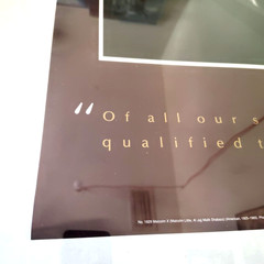 Malcolm X 1925-65 «Of All Our Studies..» Poster 24×36″ Rolled Unused History