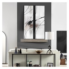 Crawford Wall Art made of canvas; 20 x 2 x 70 (in)