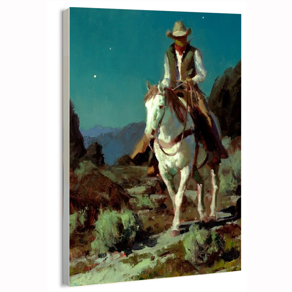 A Long Way From Laramie Western Poster or Canvas Fine wall Art Home Decor Print