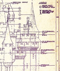 Blueprint of the Disney World Castle POSTER! (up to 24″ x 36″) – 1969 – Vintage