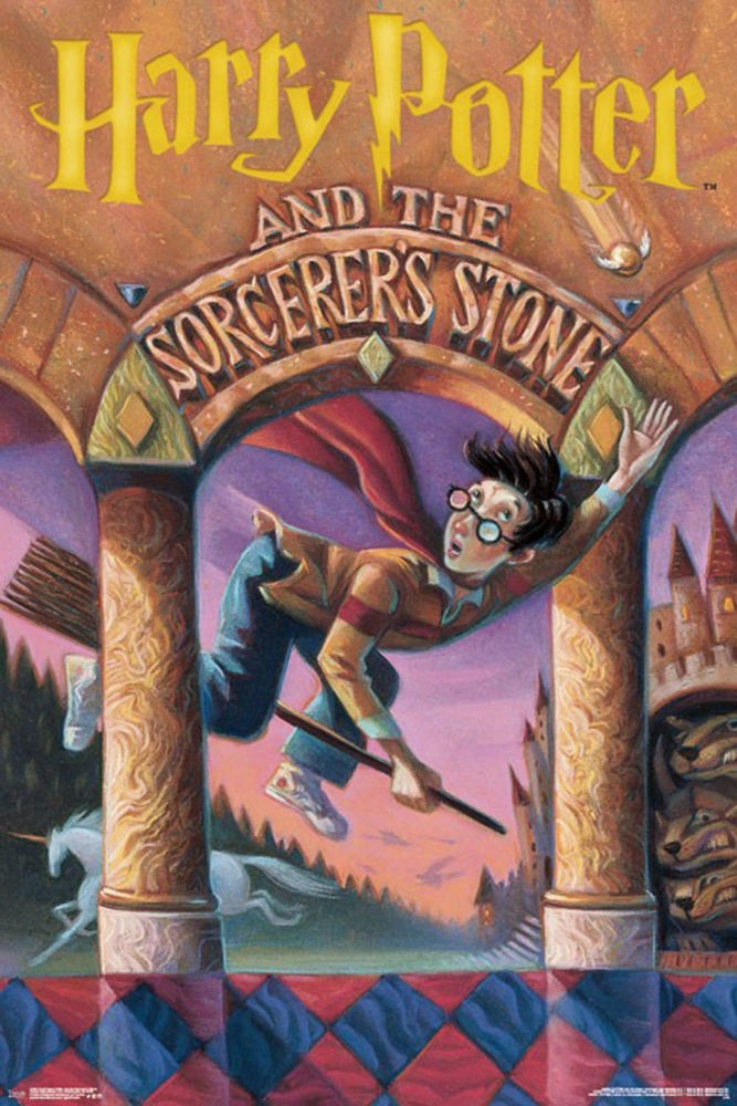 Poster Studio B – Harry Potter Sorcerer’s Stone Comic Cover 24×36″ NEW Book Art