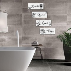 Luxurious 10×4» Farmhouse Bathroom Plaque Set – Easy Install & Lasting Design