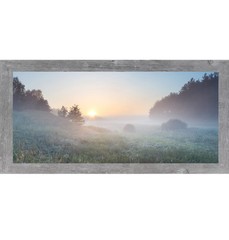 Be Still Christian Sunrise Framed Wall Art Wide Landscape Decor | Multiple Sizes