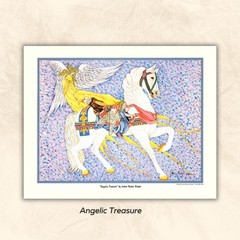 Set – Carousel Horse Art Prints Set: Vintage Circus Theme, James Homer Brown