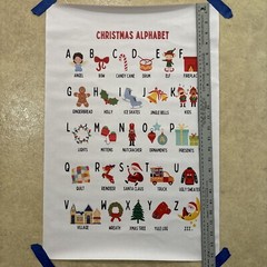 Christmas Alphabet Poster ✅ Kid Child Christmas Decor ✅ Wall Art Canvas Poster