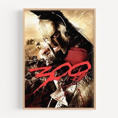 300 (2007) Movie Poster Wall Art Print