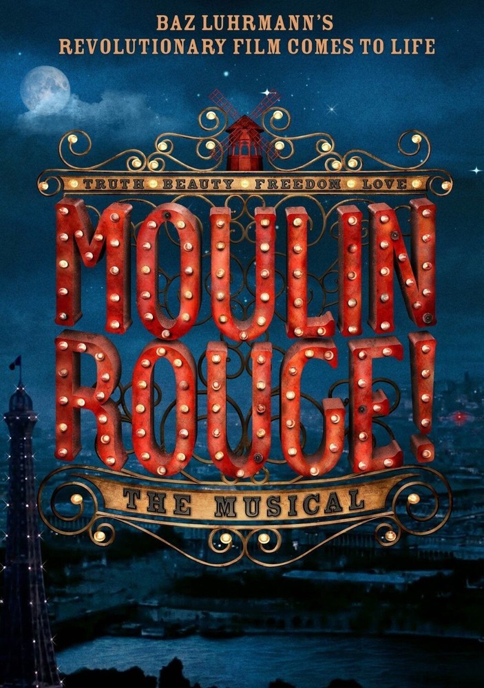 Moulin Rouge Poster Print 12×18 16×24 Broadway Show Theatre Play Wall Art