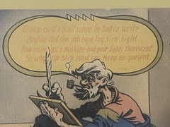 Vintage Framed Hillbilly Comic Postcard Attrib Luther Irby Humor 1978