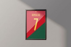 Portugal #7 Cristiano Ronaldo World Soccer Championship Wall – POSTER 20″x30″