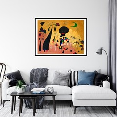 Femmes, Lune, Etoiles – Joan Miró 1949