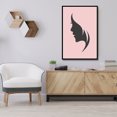 Printable Wall Art-Digital Download- Boho Woman Wall Art – Minimalist Art