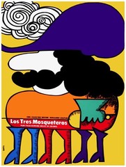 34.Art Decoration POSTER.Graphics to decorate home office.Los Tres Mosqueteros.