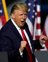 DONALD TRUMP DANCE FLAG USA GLOSSY POSTER PICTURE PHOTO PRINT BANNER 11731