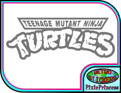 Ninja Turtles A Vinyl Sticker Wall Poster Bedroom Art Car Truck Window Movie