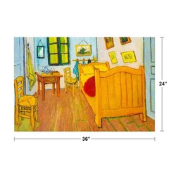 Vincent van Gogh Bedroom in Arles Post Impressionist Painting Poster 36×24