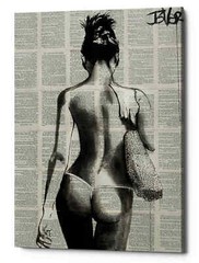 Epic Graffiti «Summertime» by Loui Jover, Giclee Canvas Wall Art