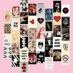 Downtown Girl Room Decor – 40 Pcs Mini Posters For Room Aesthetic