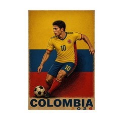 Colombia Soccer Supporter 2026 Football Fans Graphic Wall Art – POSTER 20″x30″