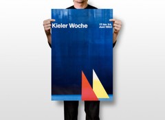 Sailing Week Kiel Germany 1962 Vintage Wall Art Home Decor – POSTER 20×30