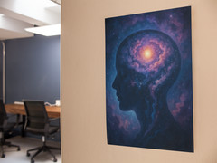 Subconscious Mind Relax Spirt Brain Wall Vinyl Decal Poster Removable Adhesive