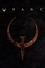 QUAKE 1996 LOGO 90s VIDEO GAME VIDEOGAME ORIGINAL ART PRINT PREMIUM POSTER