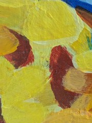 Darling Daffodils In A Fish Bowl 8″X8″X.75″ Canvas Board Acrylic Paints