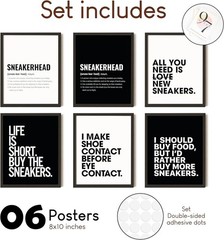 97 Decor Sneaker Posters For Bedroom – Sneakerhead Room Decor For Boys, Cool