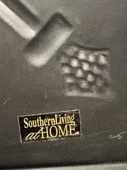 VTG Three (3) Southern Living at Home Square Wall Art Patina Metal Panels 14×14″