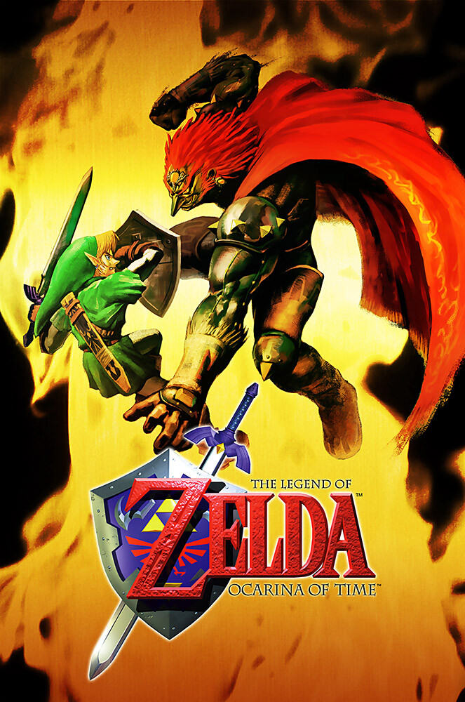 Legend of Zelda Ocarina of Time 3D N64 3DS Premium POSTER MADE IN USA – ZELO09
