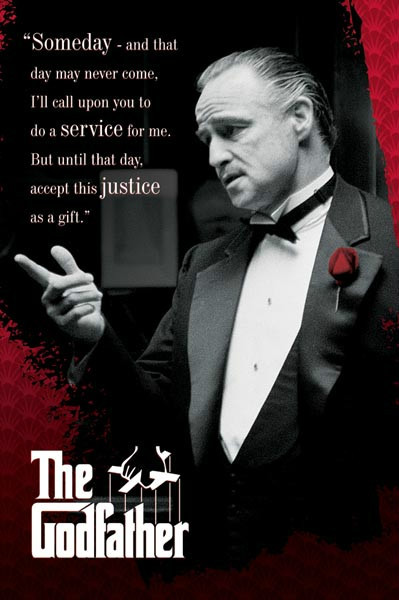 The Godfather Someday 24×36 Poster Coppola Mafia Movies Gift Pacino Brando NEW