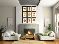 Orange Citrus Fruit Botanical Wall Art Set of 9 Prints Kitchen Dining Unframed