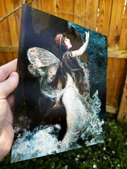 Mermaid Wall Art Print Of A Painting Art Mermaids Decor 8×10 Selkie Nymph Fairy