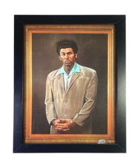 KRAMER Self Portrait 8″x10″ Print «Framed in Black Wood» Seinfeld Picture, New