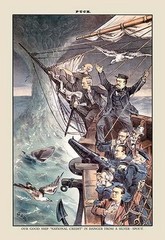Puck Magazine: Our Good Ship Poster Print