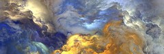 Cloud Abstract Poster, Peel & Stick Removable Repositionable Wall Decals