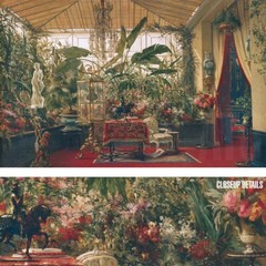 48W»x30H» VERANDA PRINCESSE MATHILDE by CHARLES GIRAUD -PLANTS CHOICES of CANVAS