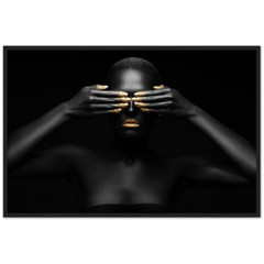 Premium Semi-Glossy Paper Wooden Framed Poster