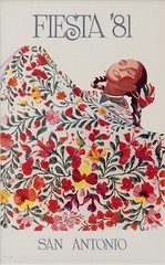 SAN ANTONIO FIESTA 1981 | WALL POSTER 24 X 36 Inches