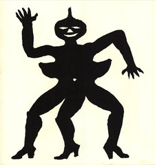 ALEXANDER CALDER Three Legged Figure 11.75″ x 11″ Lithograph 1975 Surrealism