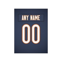 Chicago Bears Football Jersey Print – Personalized Any NAME & NUMBER