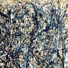 56W»x30H» NUMBER 31, 1950 by JACKSON POLLOCK – EXPRESSIONISM – CHOICES of CANVAS