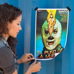 Archive Cinema ‘Santo in Fist of Death’ — 11″ x 17″ Lucha Libre Movie Poster