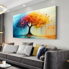 Tree of Life Canvas Wall Art Abstract Paintings Waterproof Canvas Prints Canv…