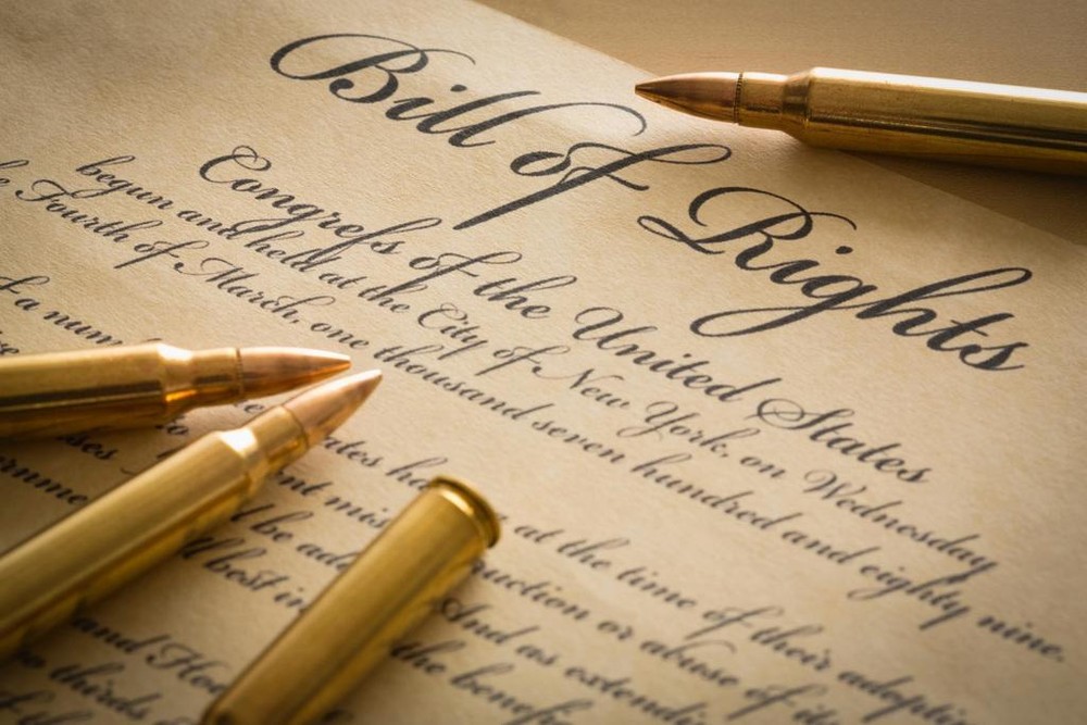 Bill of Rights Second Amendment Photo Art Print Poster 24×36 inch