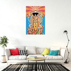 The Jimi Hendrix Experience – Music Poster (Axis Bold As Love – Album Cover)