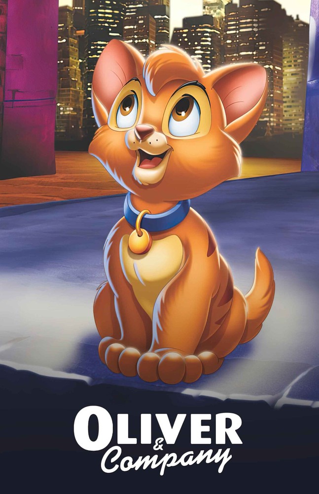 BB2682 Oliver & Company Film By George Scribner 1988 Anime Movie Poster 11×17