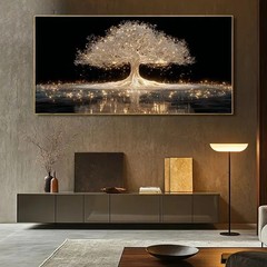 Glowing Tree of Life Canvas Wall Art Canvas Painting Home Decor Wall Picture