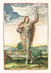 Print Set 1590 Tattooed Celtic Warrior Women Tattoo art Scottish Tribal Goddess